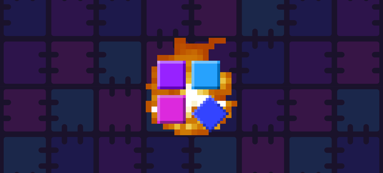 the QSL logo awash in flame