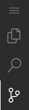 Screenshot of part of the Visual Studio Code sidebar, showing the Source Control icon